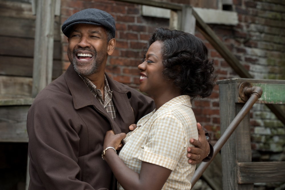 Denzel Washington plays Troy Maxson and Viola Davis plays Rose Maxson in Fences from Paramount Pictures. Directed by Denzel Washington from a screenplay by August Wilson.
